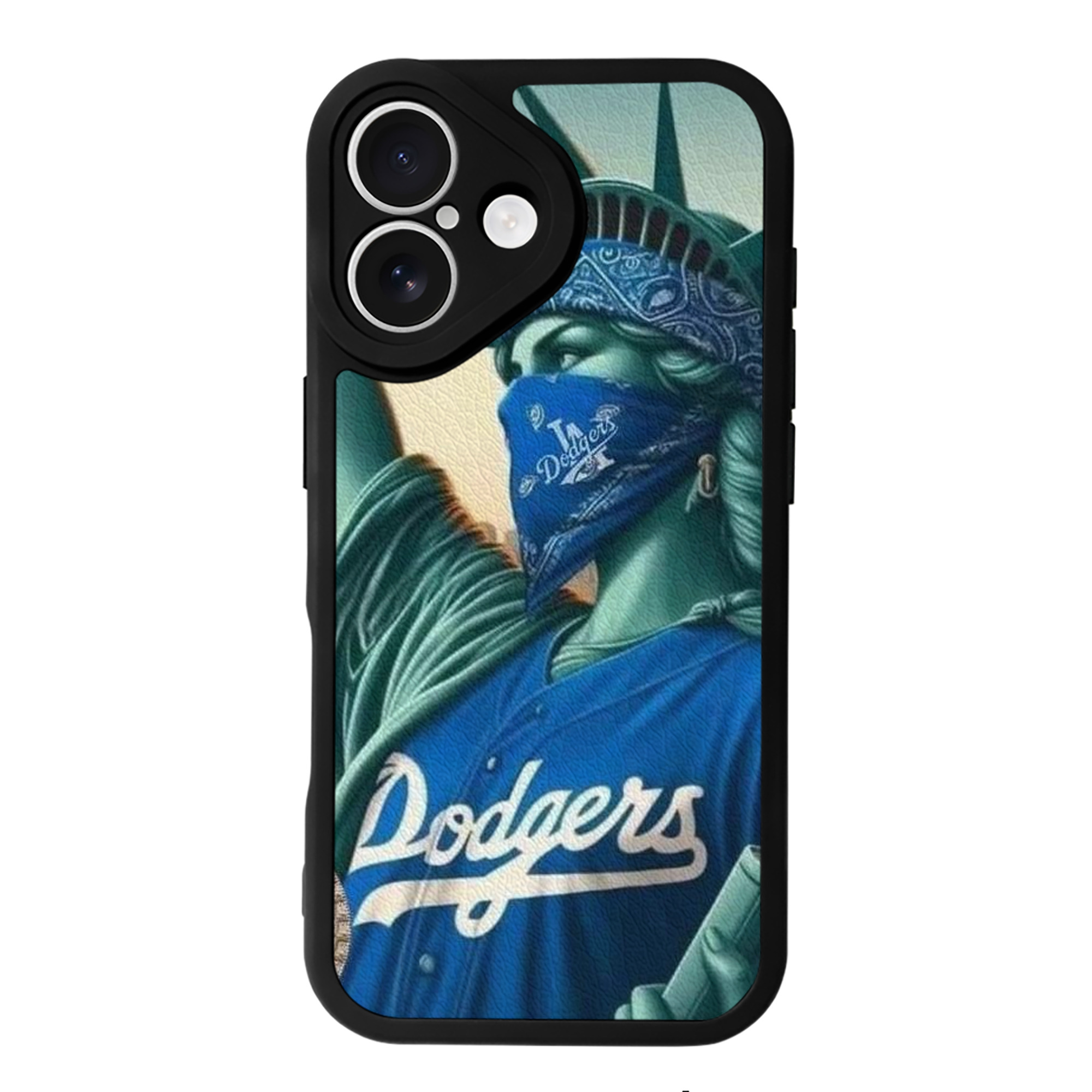  IPhone 16 Silicone Leather Case – UV Print, Lambskin Texture – Perfect Fit, Wireless Charging Compatible, Scratch Resistant, Precise Cutouts – Stylish Protection For IPhone 16